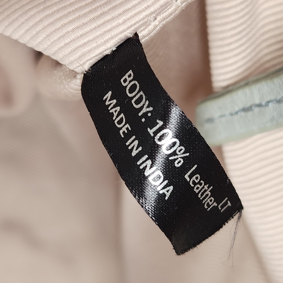 Margot bucket bag women's pastel blue suede Kaye tote shoulder hobo new $158 - Picture 13 of 13